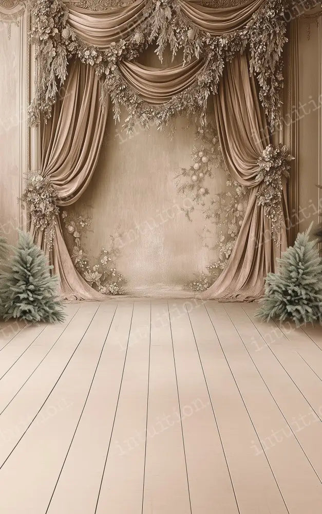Antique Christmas Backdrop