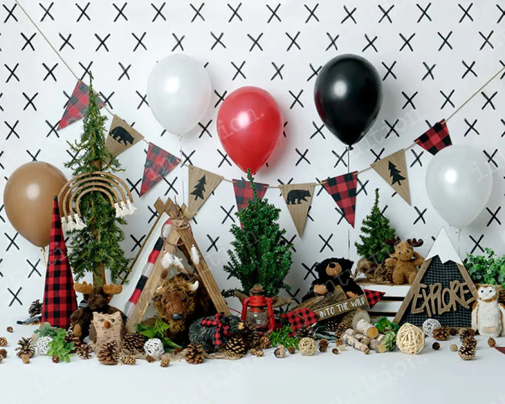 Buffalo Plaid Backdrop