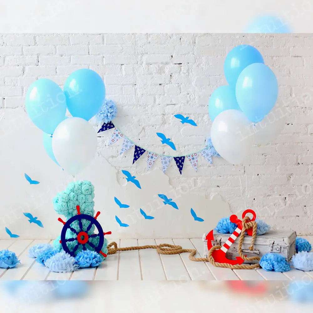 Captain Of The Ship Poly / 60X44 Backdrop