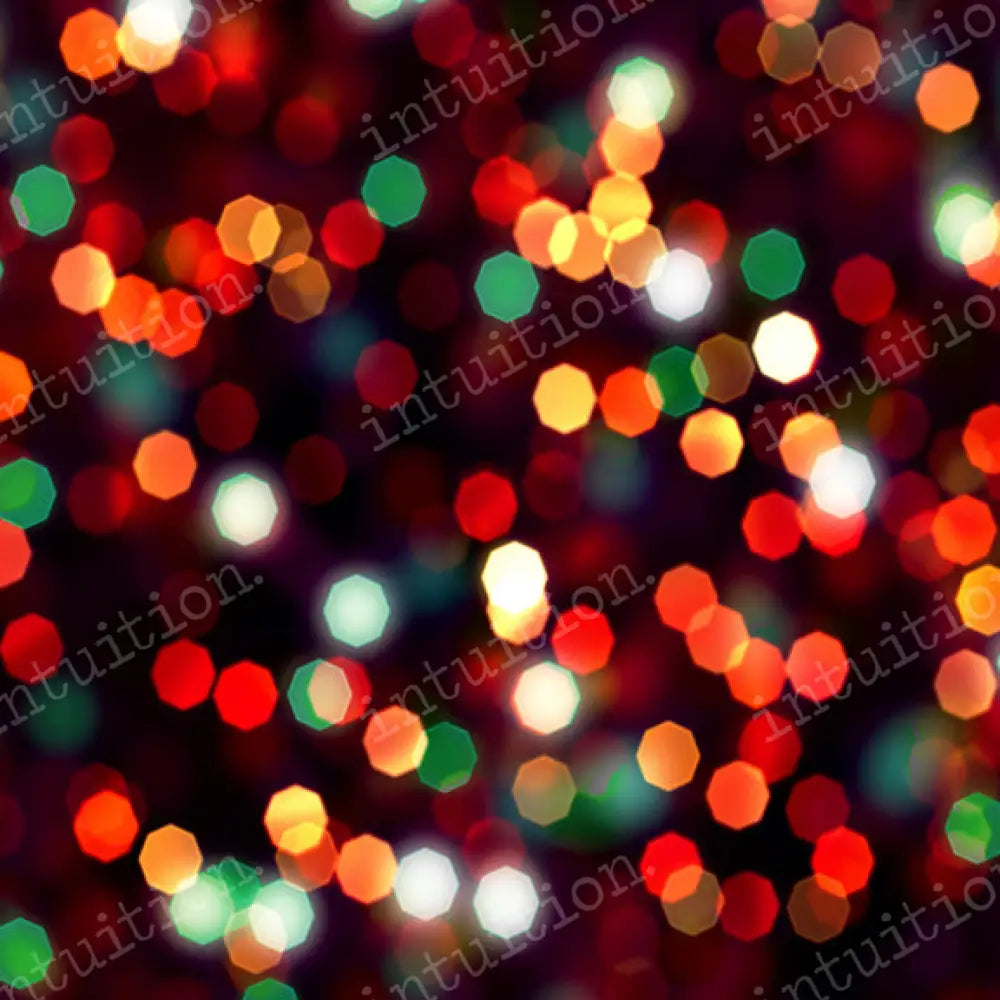 Christmas Twinkle Horizontal / Poly 60X44 Backdrop