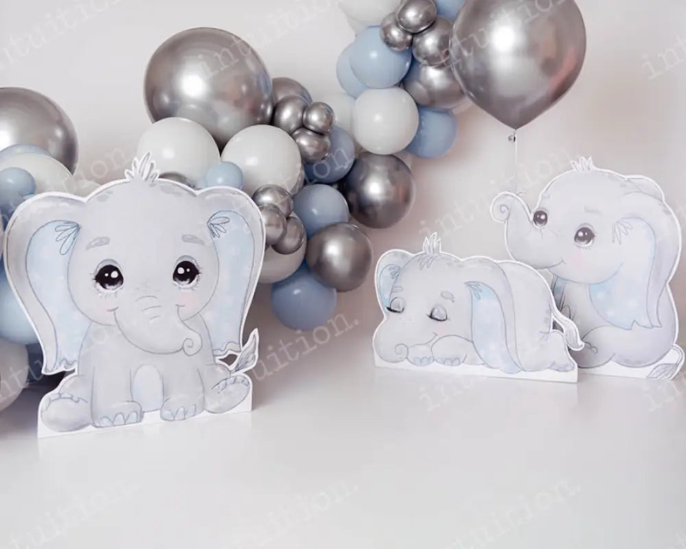 Elephant Party Backdrop