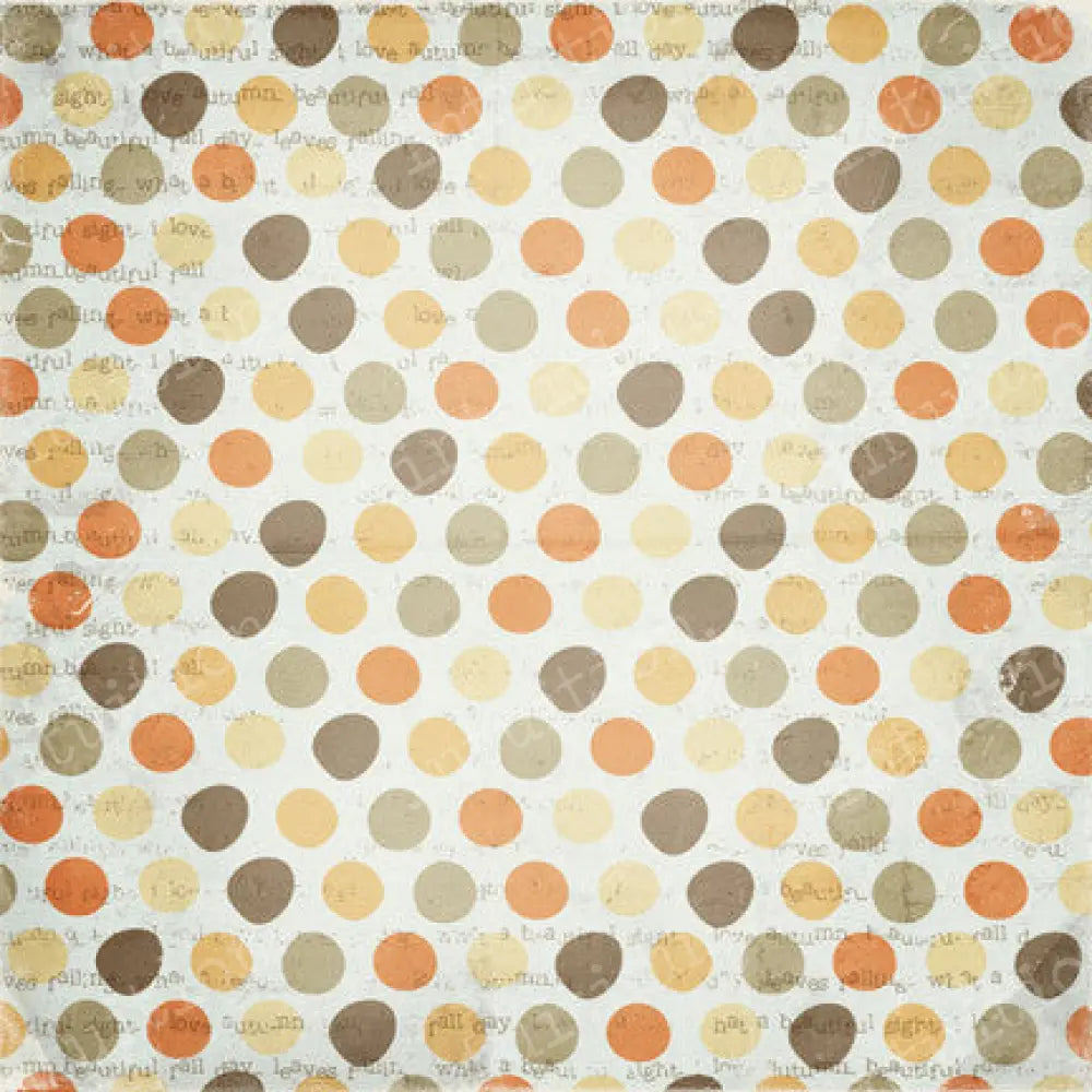 Fall Dots Canvas / 60X44 Backdrop