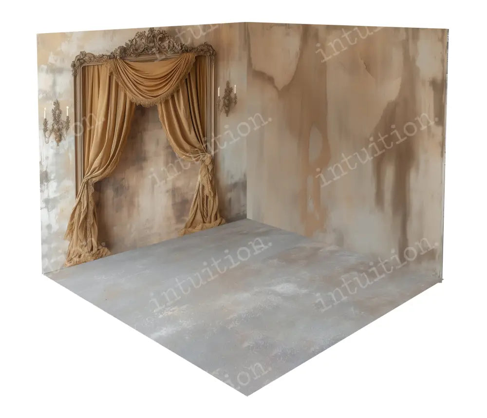 Golden Age Room Canvas / 3- 8x8 Canvas Room