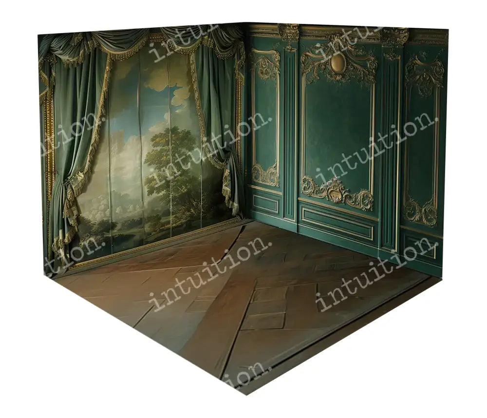 Fine Art Photography Backdrop - Laurel Room Canvas / 3- 8x8 Canvas Room