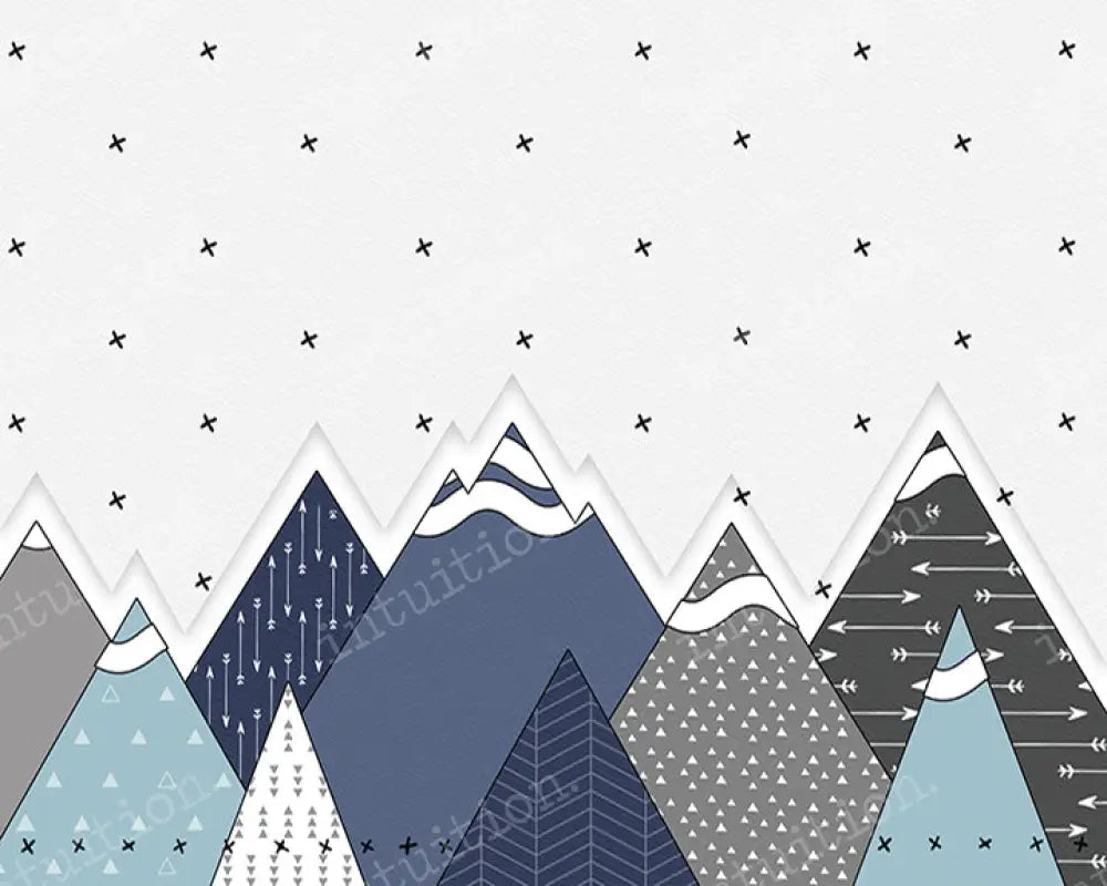 Modern Mountains Backdrop