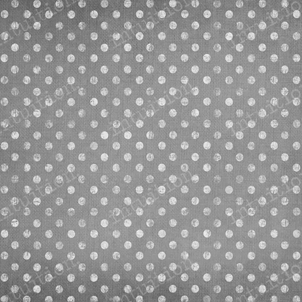 Perfectly Polka Dot - Gray Horizontal / Poly 60X44 Backdrop