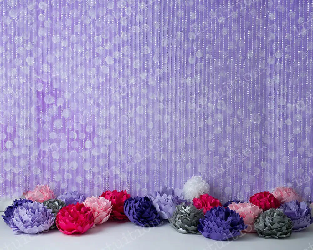Purple Party Backdrop