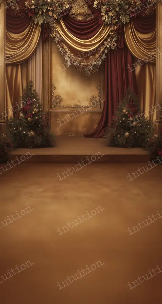 Traditional Christmas Backdrop