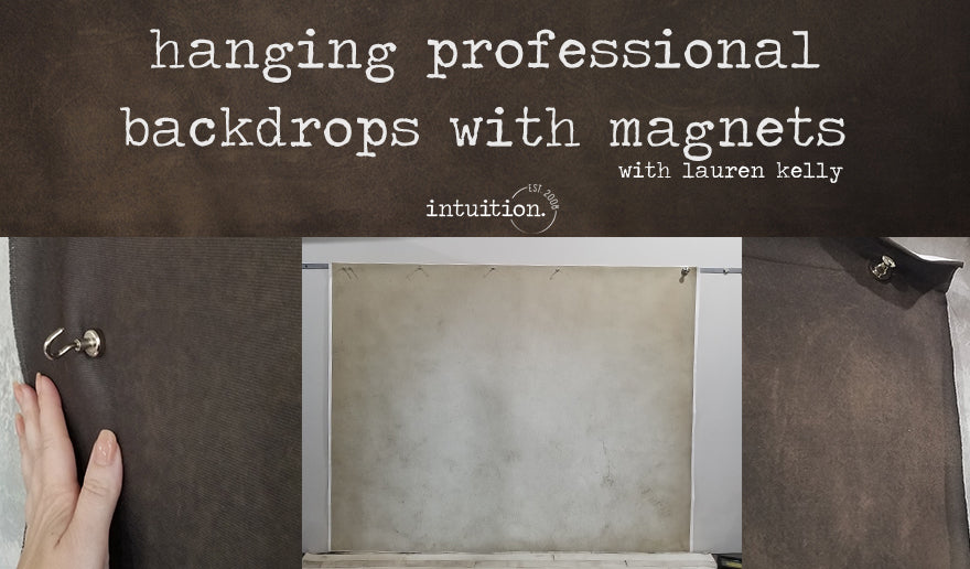Hanging Professional Backdrops with Magnets