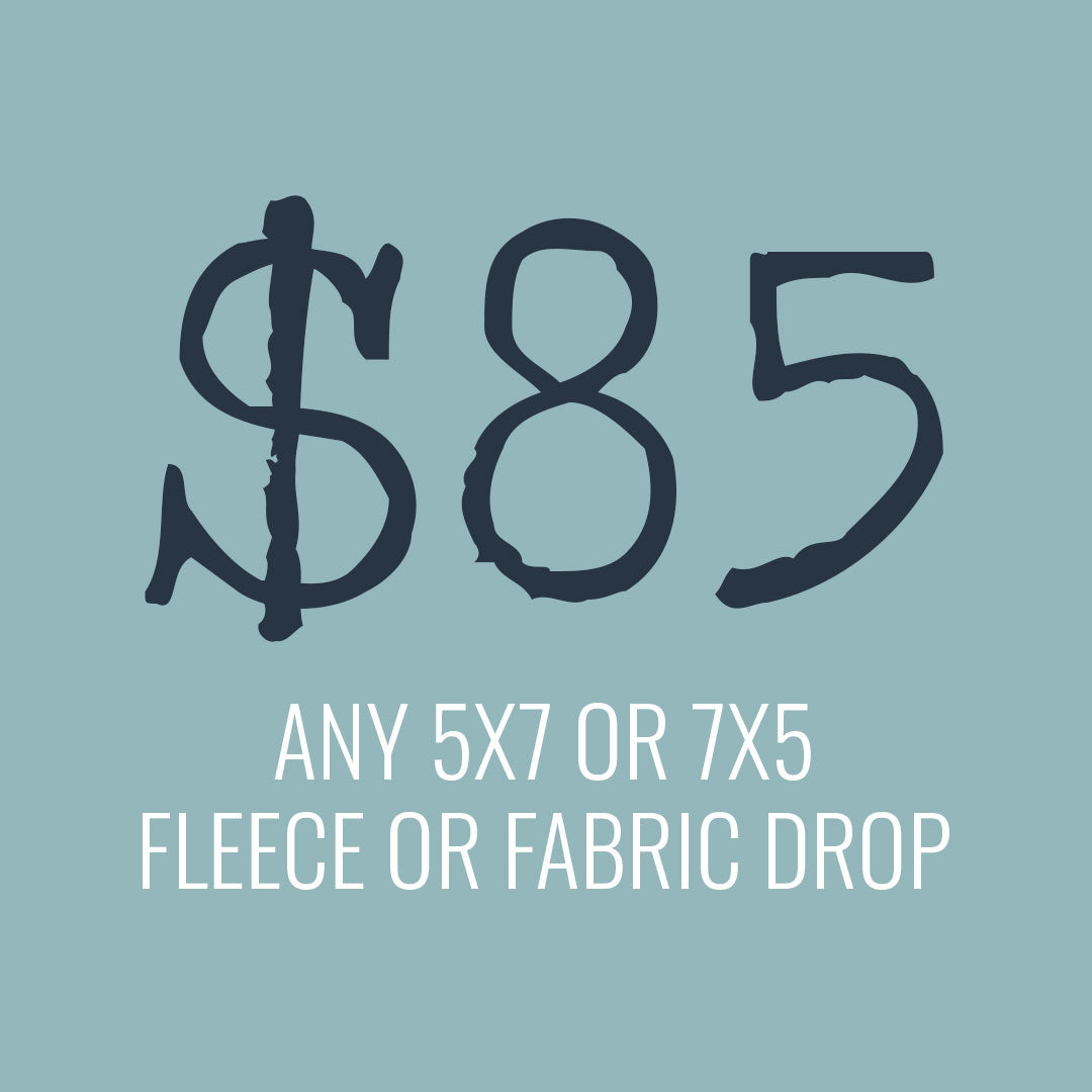 5x7 Fleece or Fabric Sale