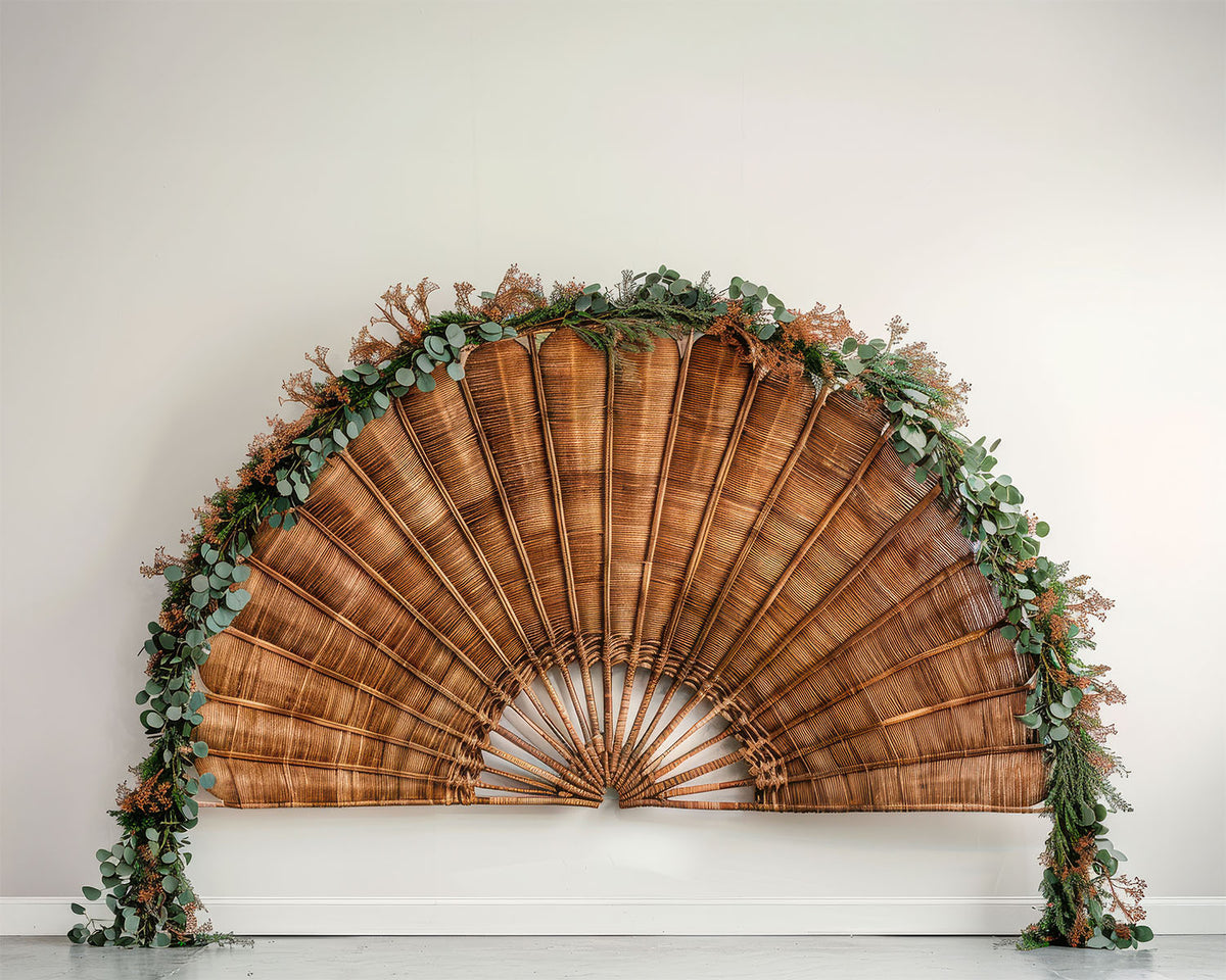 Boho Wicker Bed