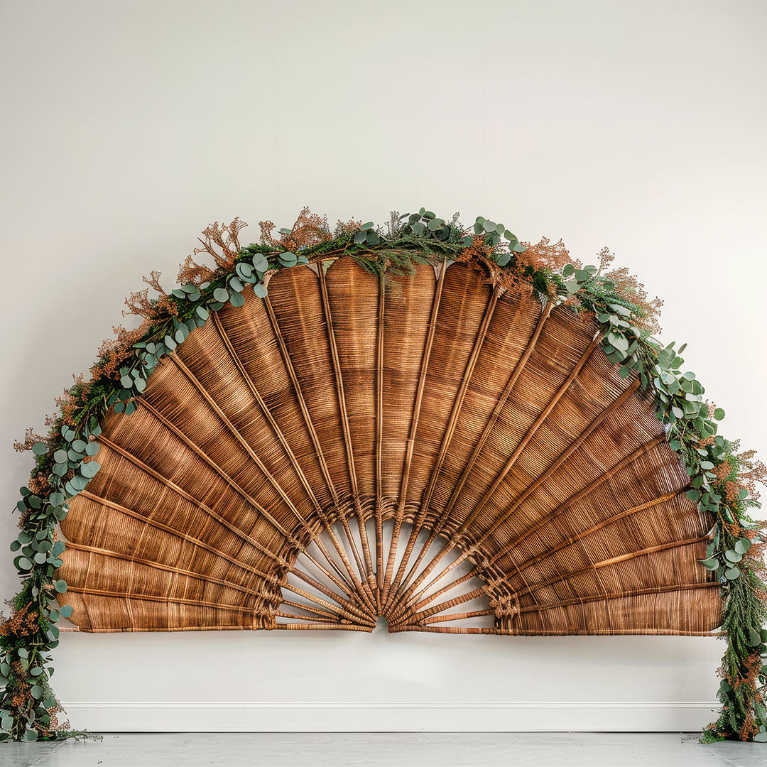 Boho Wicker Bed