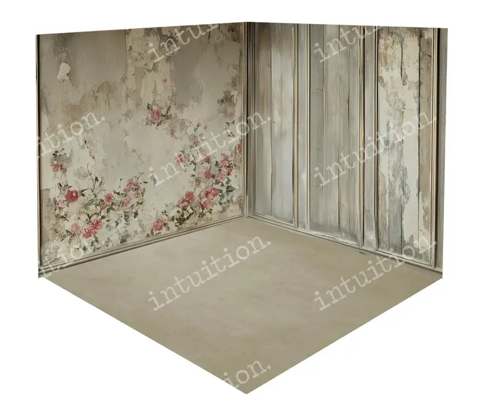 Room Backdrop &amp; Floor for portrait photography - in Agatha