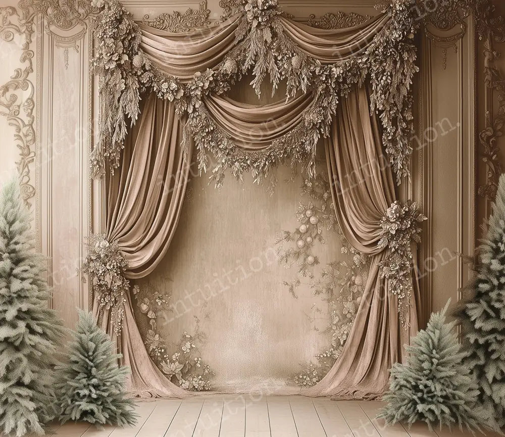 Antique Christmas Backdrop