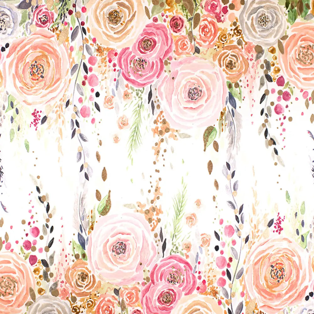 Pastel Petals - Photography Backdrop by Intuition Backgrounds