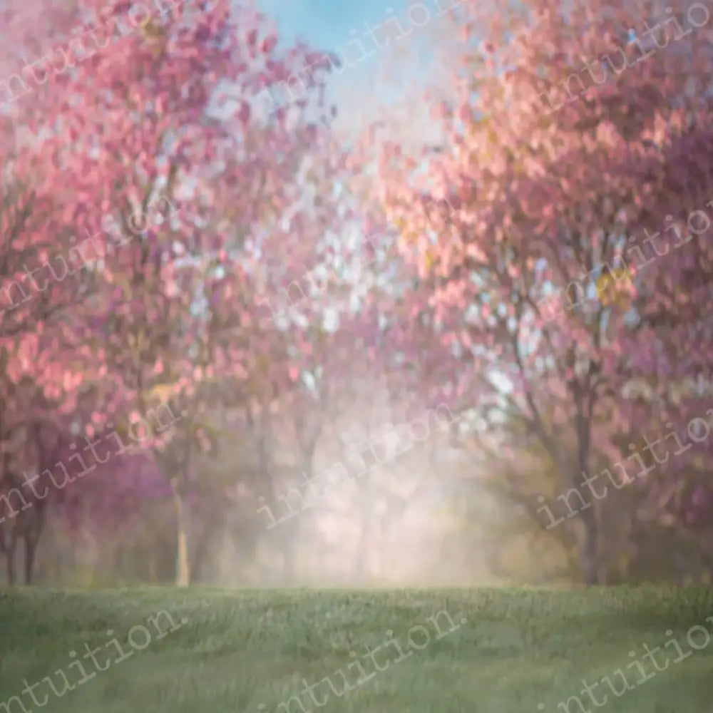 Blooming Trees Horizontal / Poly 60X44 Backdrop