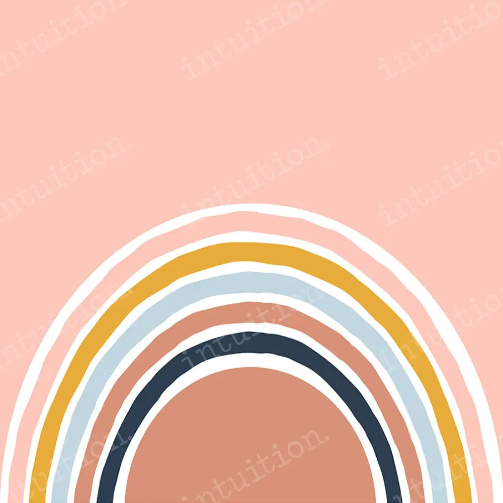 Boho Rainbow Horizontal / Poly 60X44 Backdrop