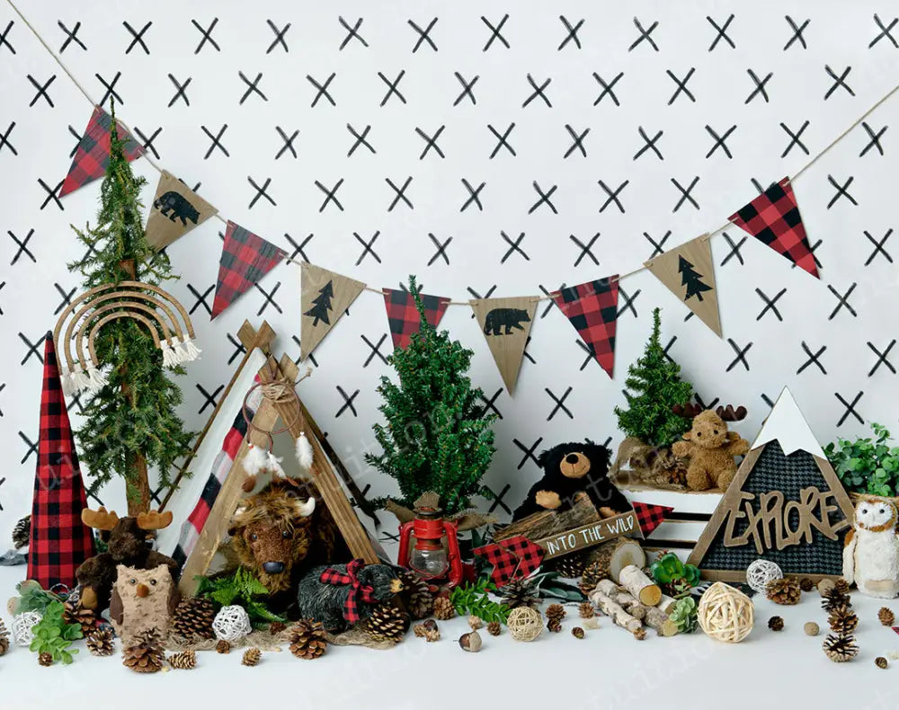 Buffalo Plaid Backdrop