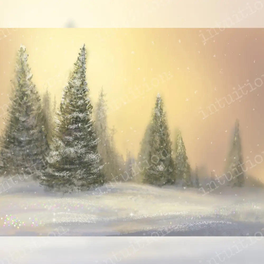 Christmas Morning Horizontal / Poly 60X44 Backdrop