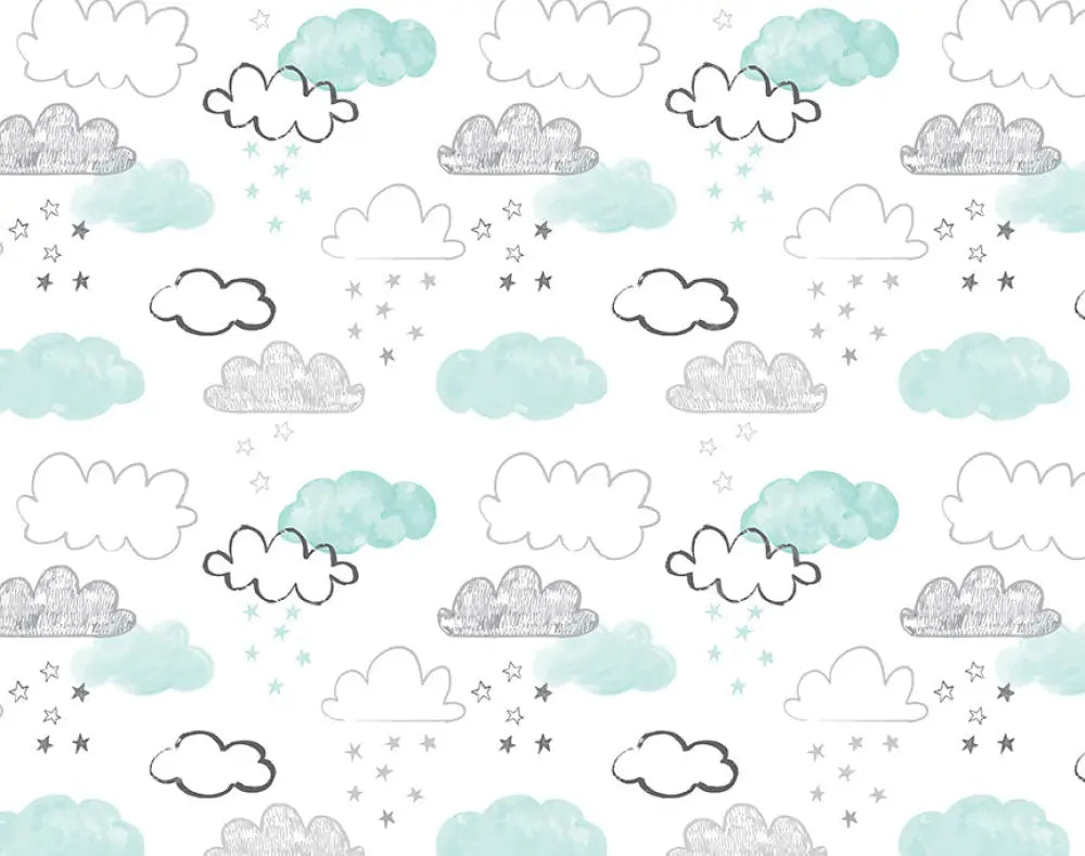 Clouds Stars Backdrop