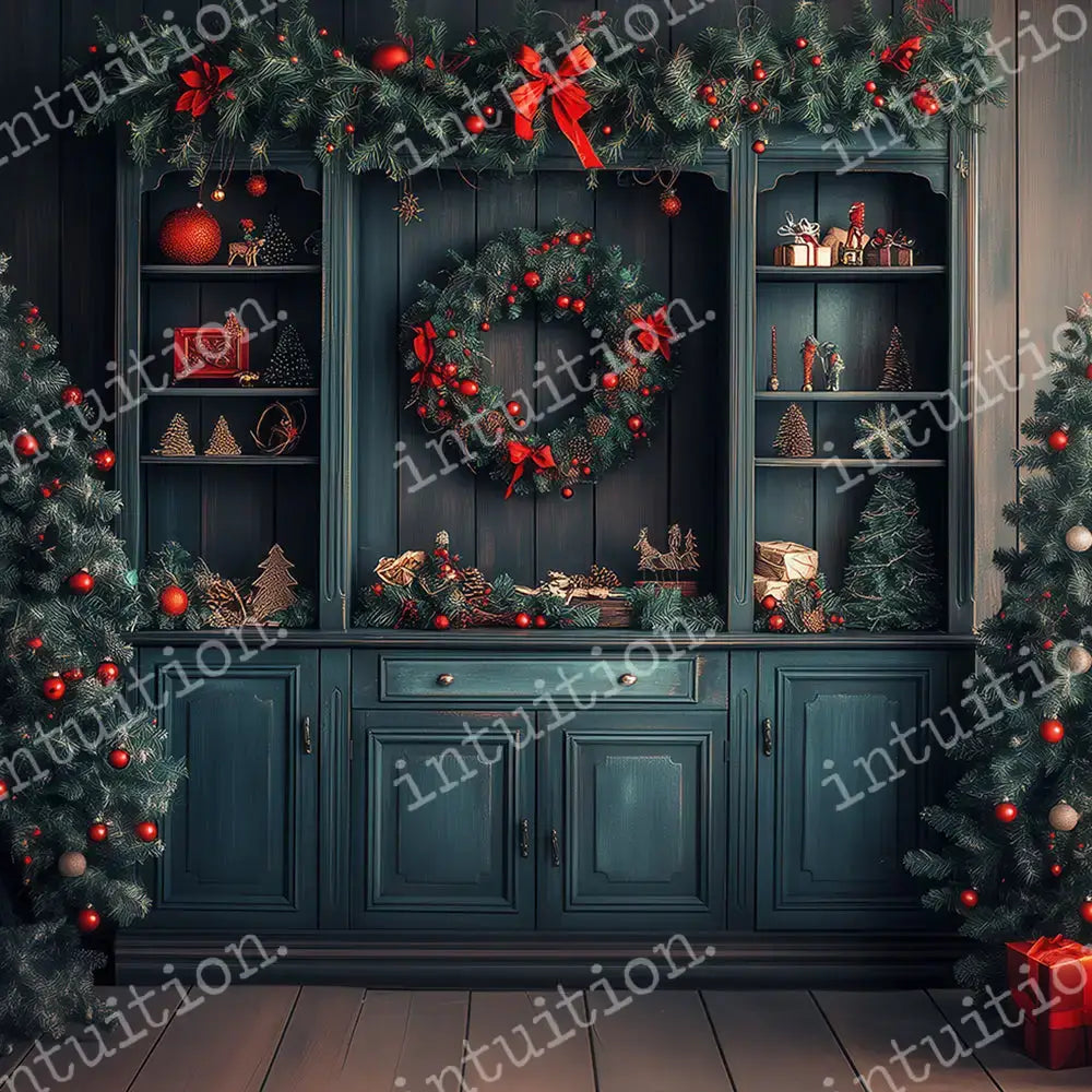 Cozy Christmas Backdrop for holiday photoshoots