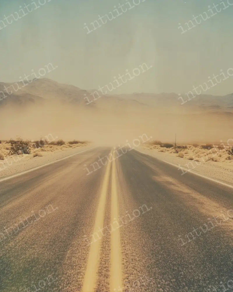 Desert Highway Backdrop