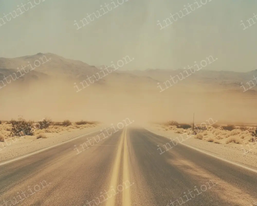 Desert Highway Backdrop