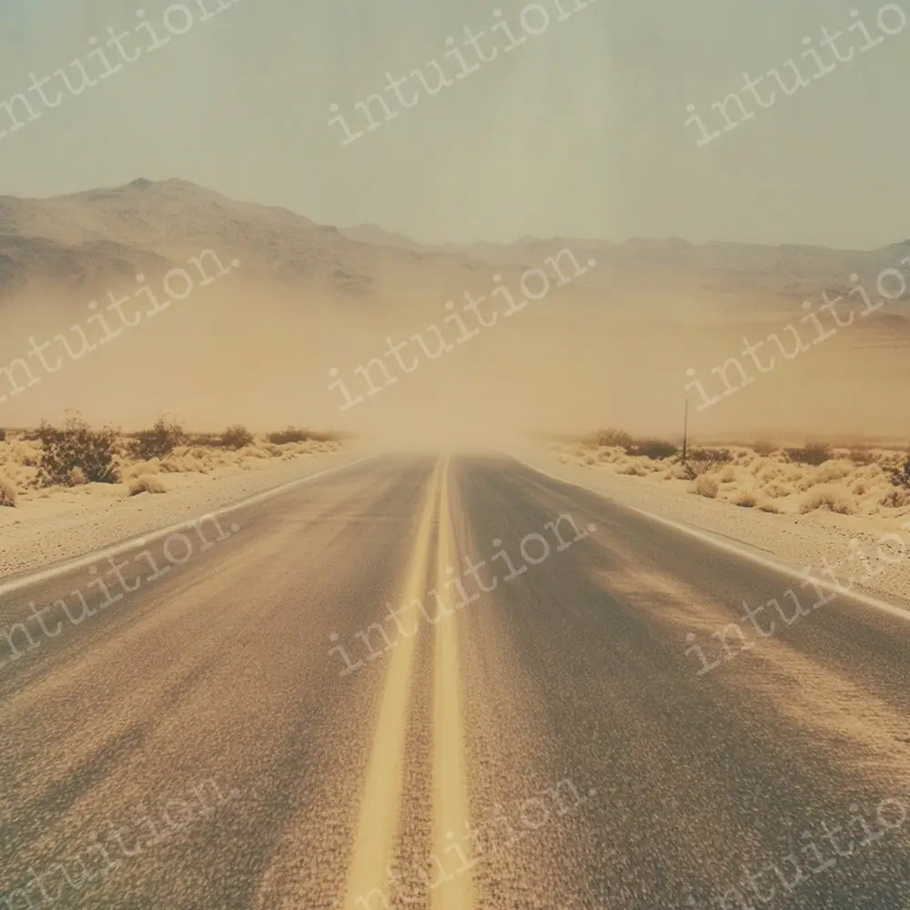Desert Highway Backdrop