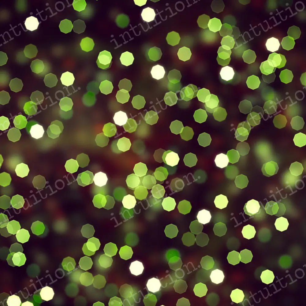 Festive Green Twinkles Horizontal / Poly 60X44 Backdrop