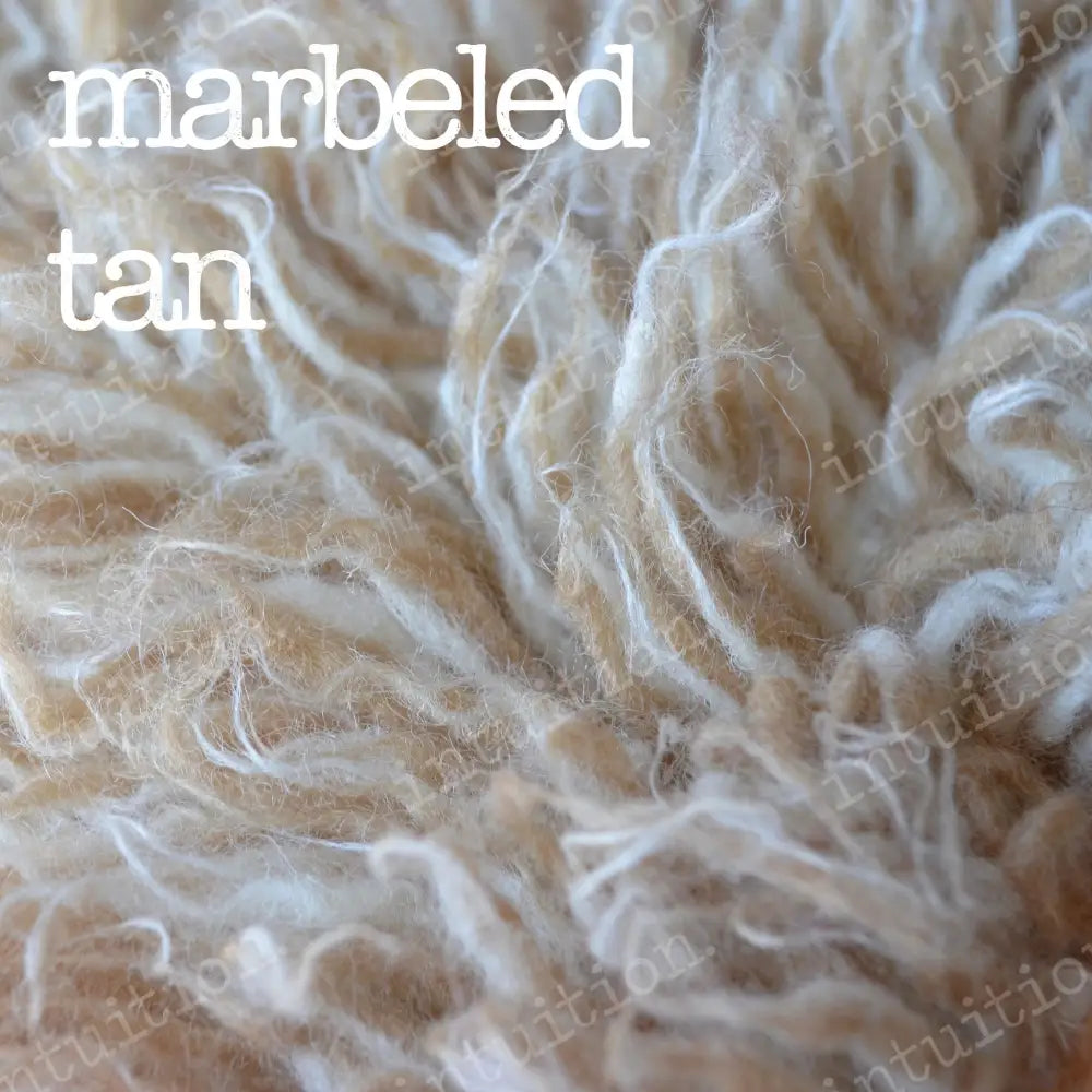 Flokati Rugs 2X4 / Marbeled Tan Sale