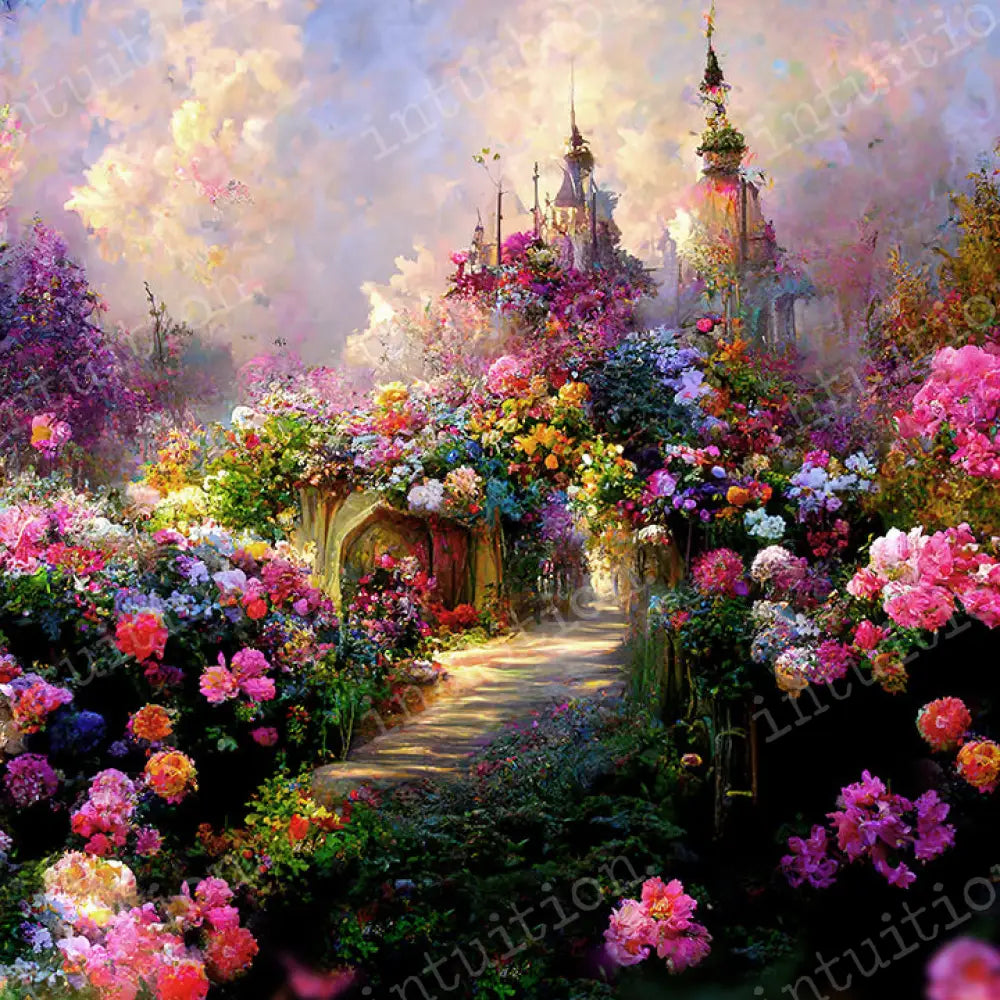 Floral Kingdom Horizontal / Poly 60X44 Backdrop