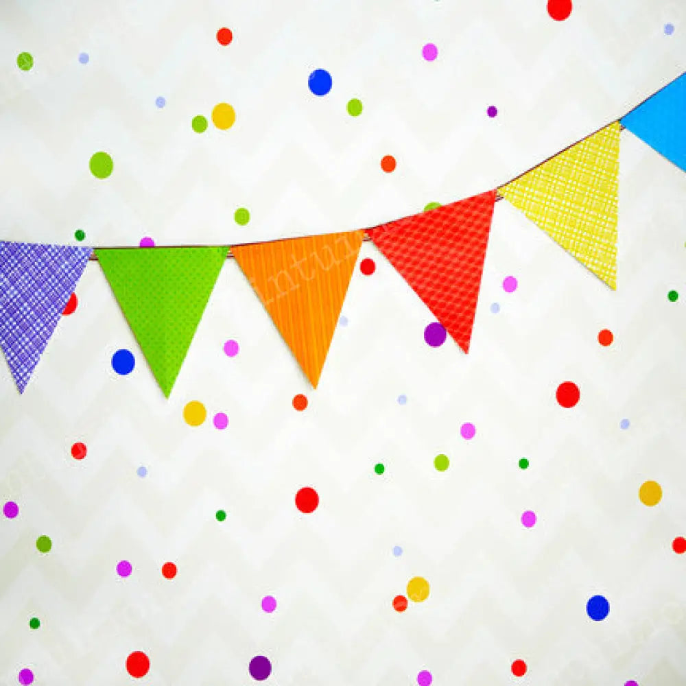 Funfetti With Banner Canvas / 60X44 Backdrop