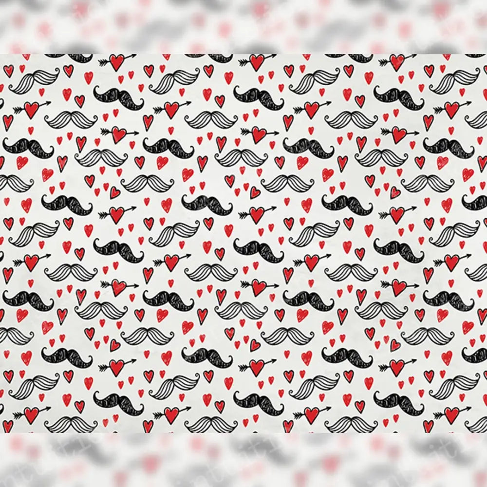 Fuzzy Kisses Poly / 60X44 Backdrop