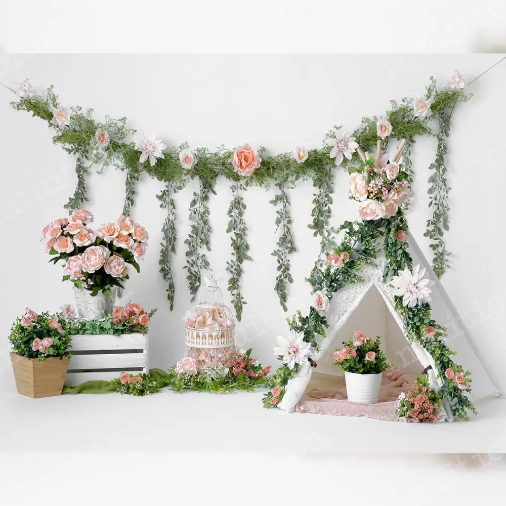 Garden Party Poly / 60X44 Backdrop