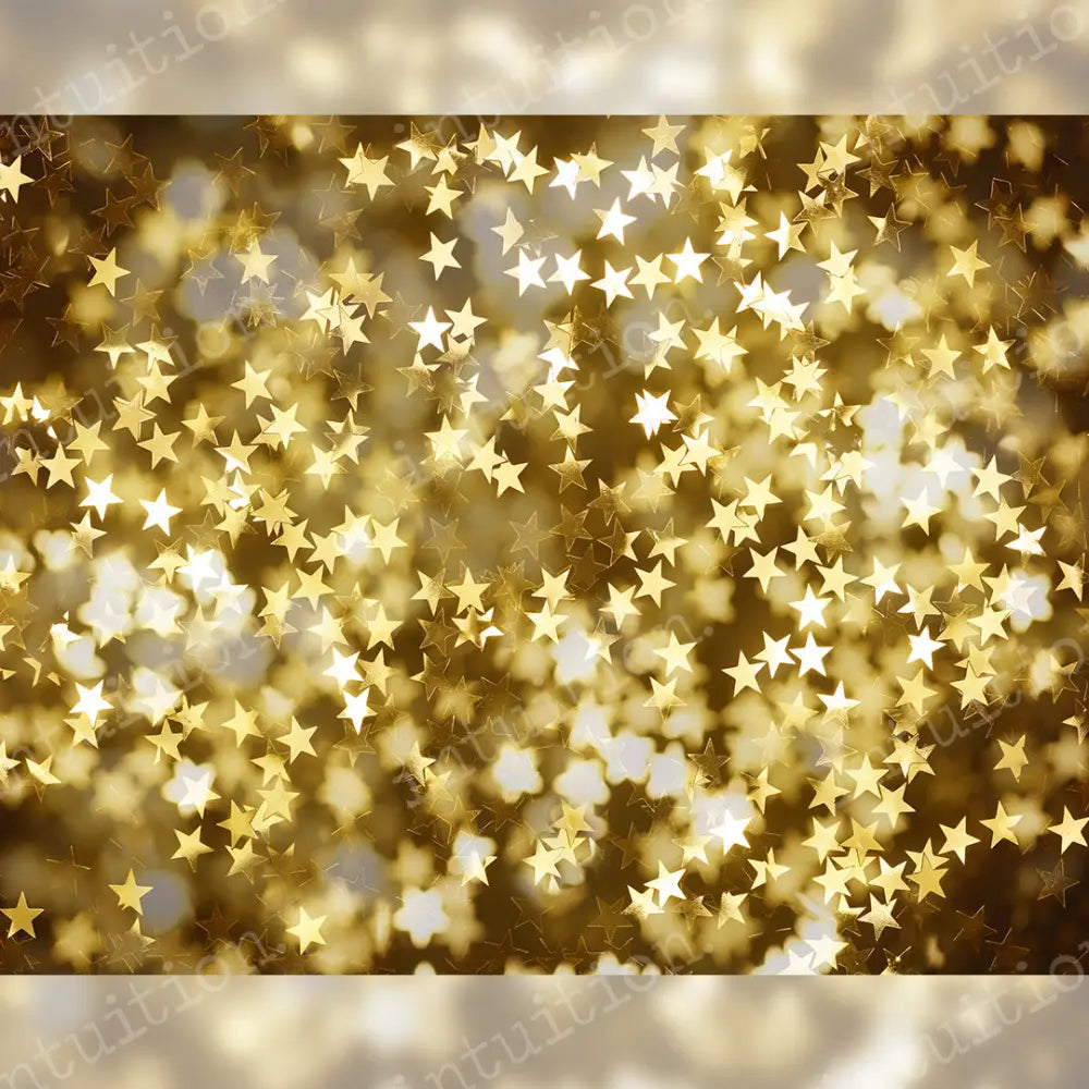 Gold Star Horizontal / Poly 60X44 Backdrop
