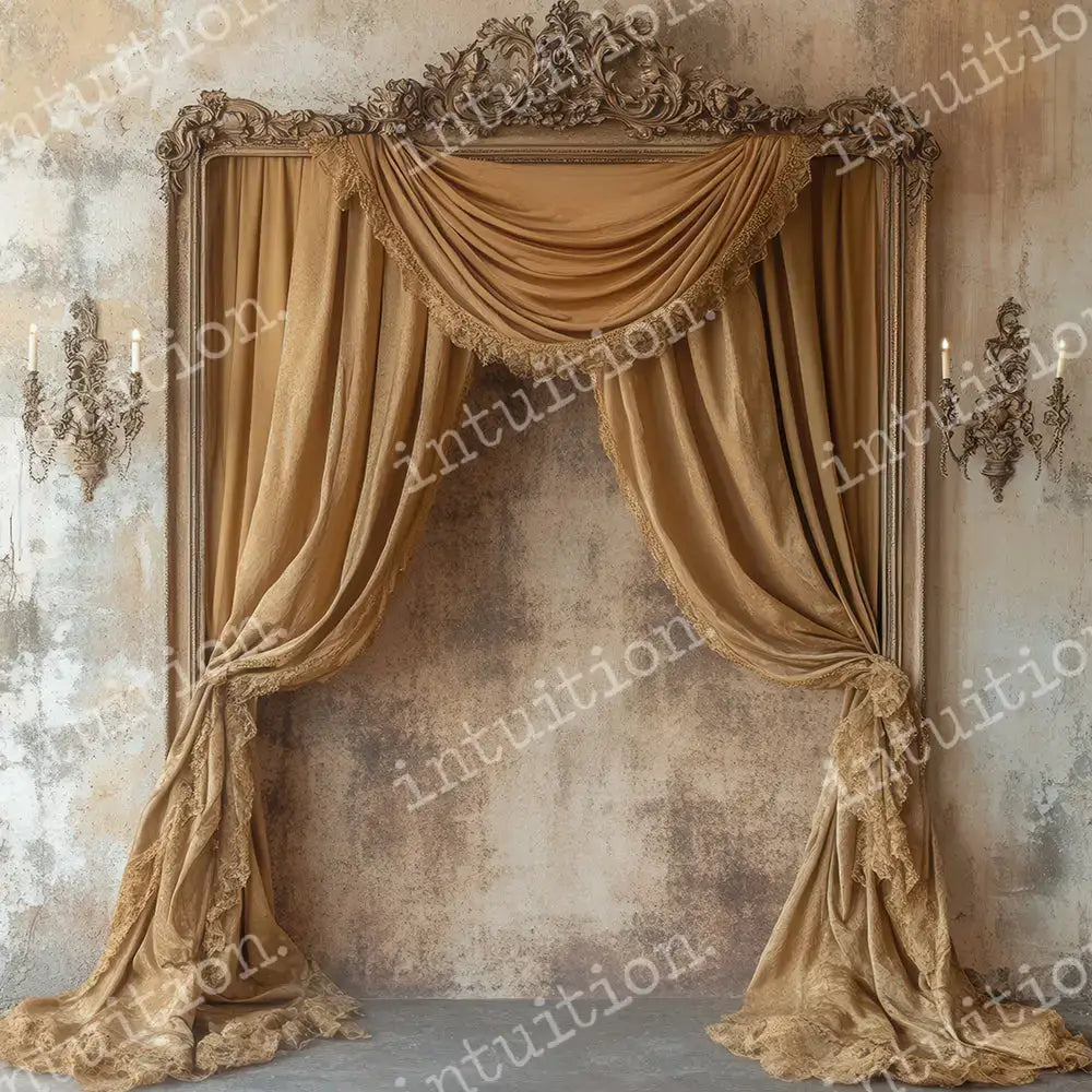 Fine Art Photography Backdrops - Golden Age Square / Poly / 5x5 Backdrop