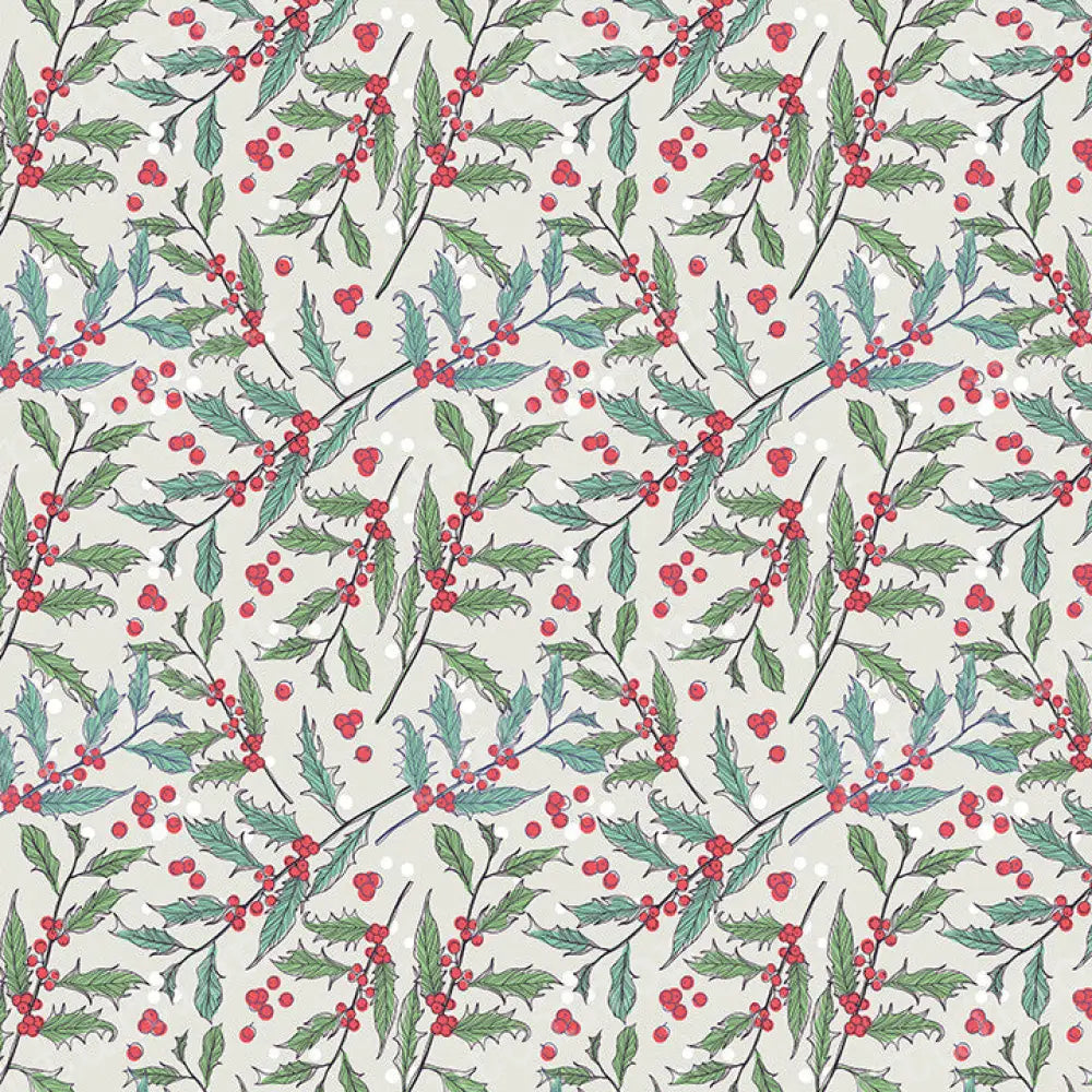 Holly Jolly Poly / 60X44 Backdrop