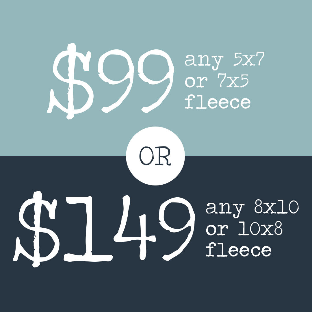 8x10 or 5x7 Fleece Backdrop Sale