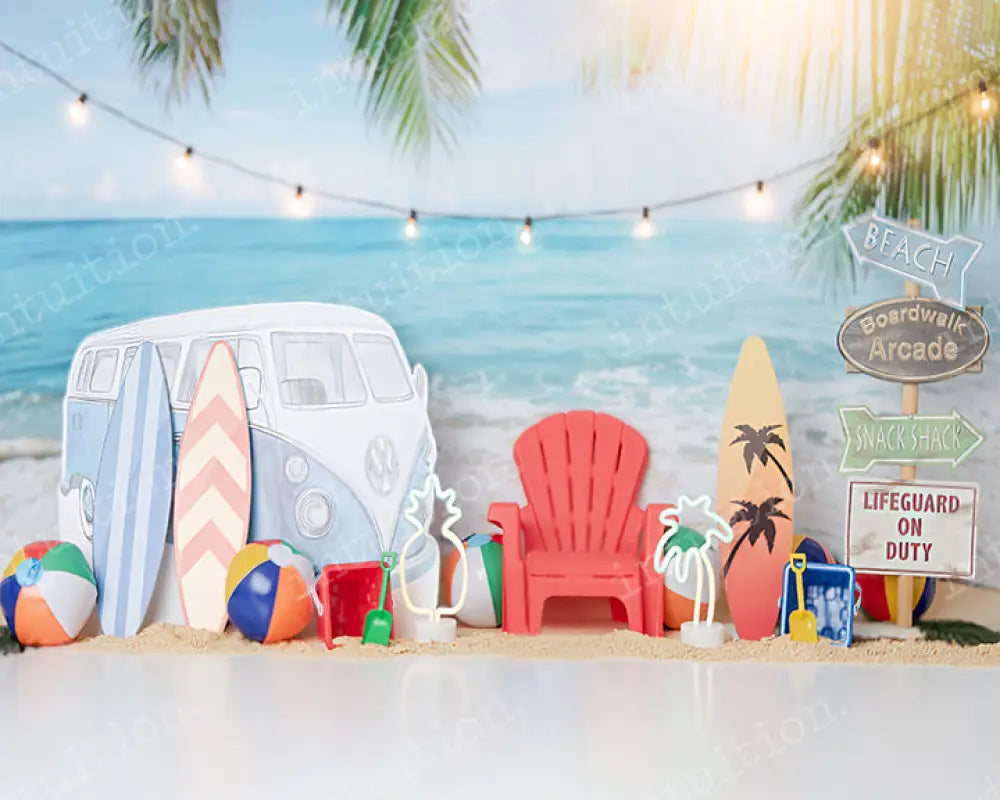 Just Beachy Backdrop