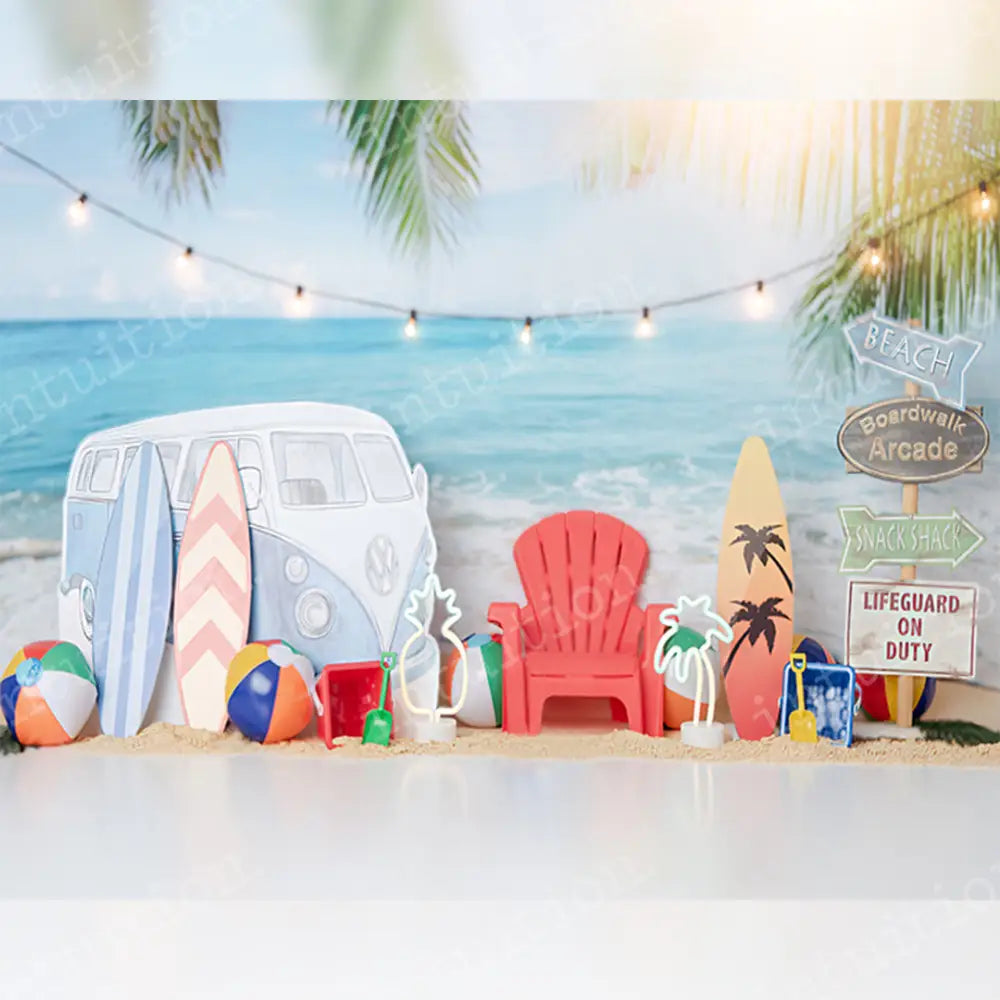 Just Beachy Poly / 60X44 Backdrop