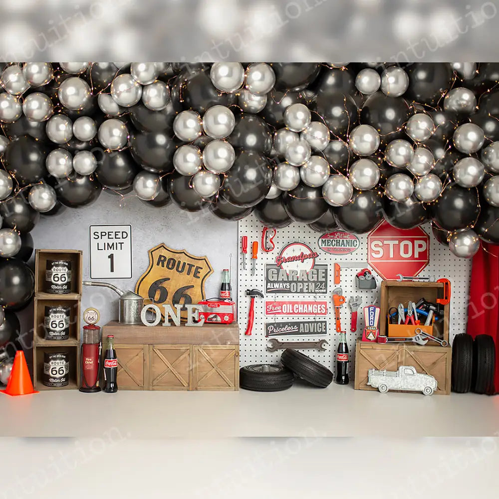 Lil Mechanic Horizontal / Poly 60X44 Backdrop