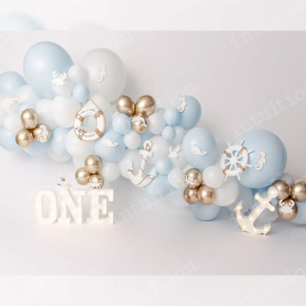 Little Sailor With One Poly / 60X44 Backdrop