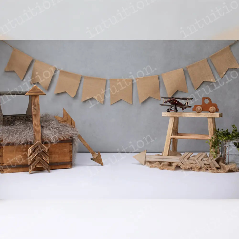 Lumber Party Light Horizontal / Poly 60X44 Backdrop