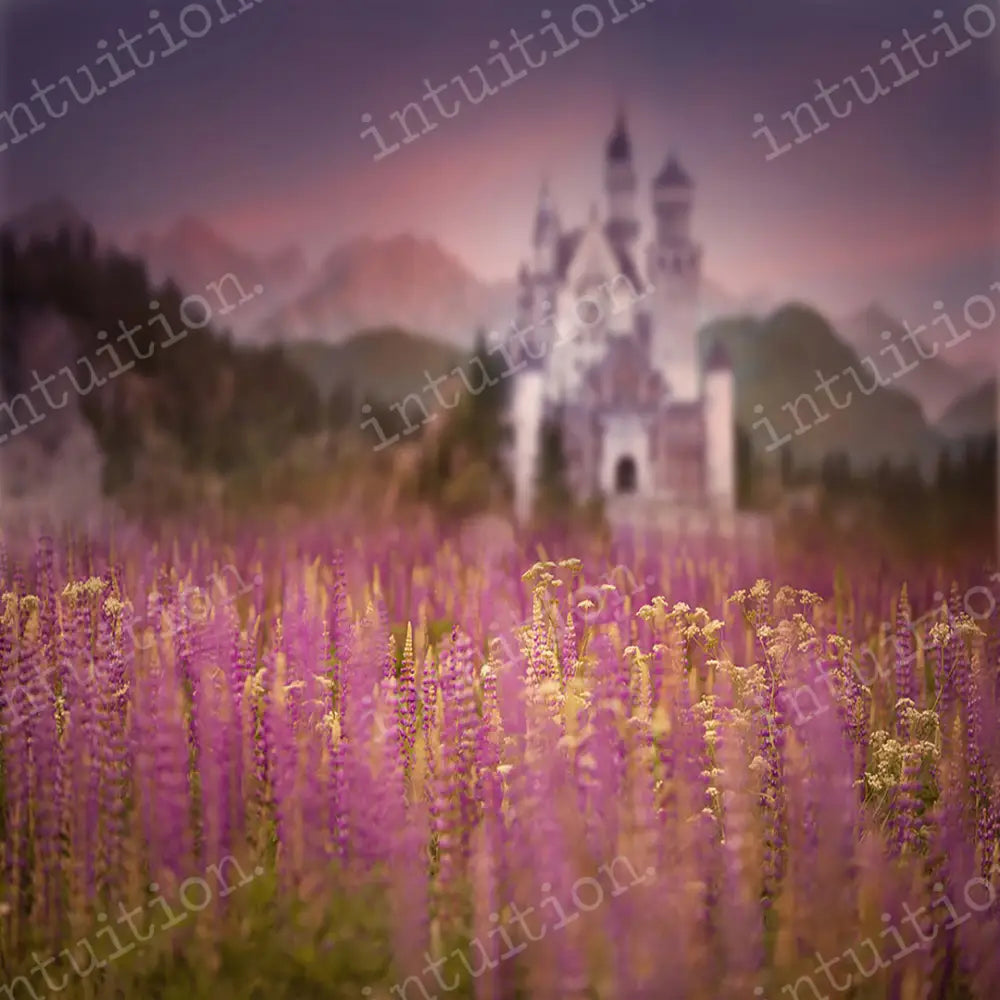 Lupine Castle Horizontal / Poly 60X44 Backdrop