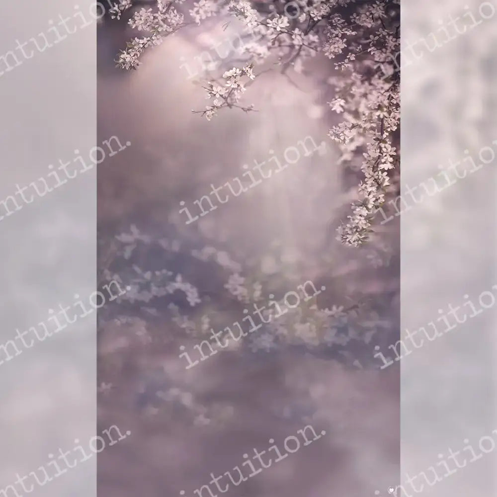 Newborn Photography Backdrops - Mini Sweep - Dogwood Dream Vertical / (3.5X6)
