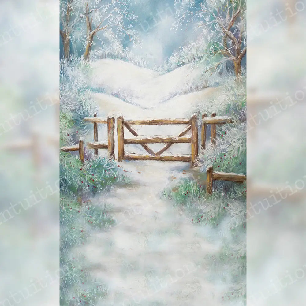 Mini Sweep - Snowy Field Vertical / Dream Weave (3.5X6)