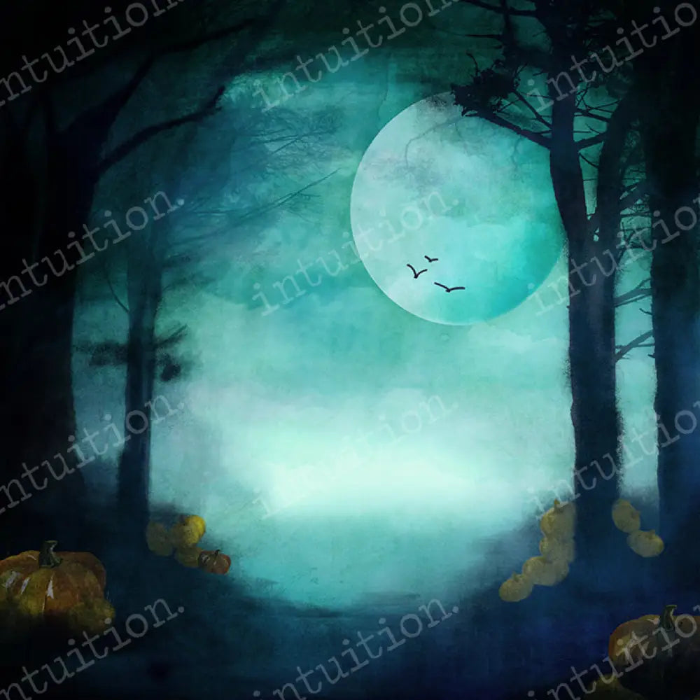 Moonlit Forest Poly / 60X44 Backdrop