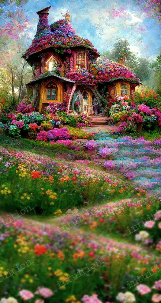 Natures Cottage Backdrop