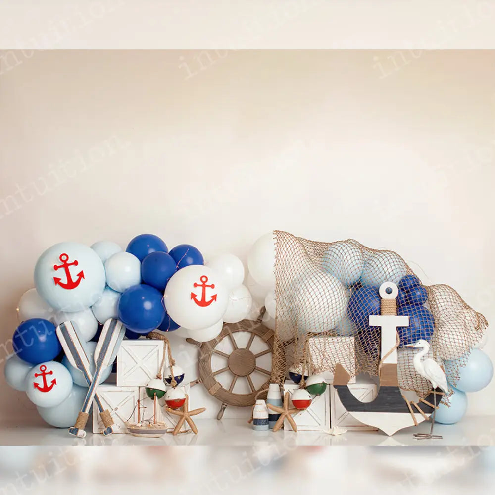 Nautical Poly / 60X44 Backdrop