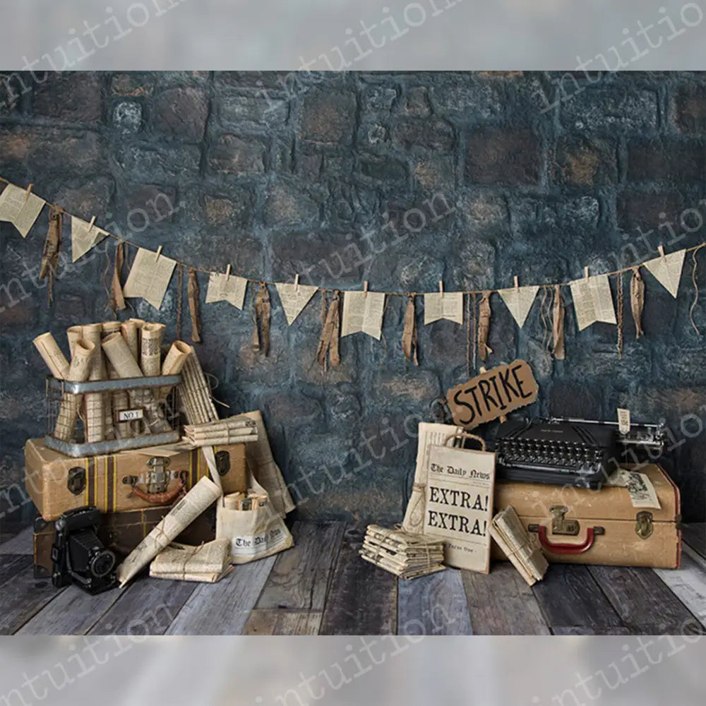 Newsboy Horizontal / Poly 60X44 Backdrop